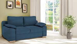 This set is extremely beautiful, and top of the line quality. 3er Sofa Campino De Luxe Mit Schlaffunktion Blau Sofas Zum Halben Preis