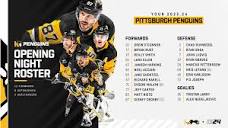Penguins Finalize Roster for the 2023-24 Season | Pittsburgh Penguins