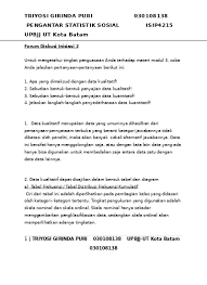 Check spelling or type a new query. Latihan Inisiasi 2 Tuton Pengantar Sta