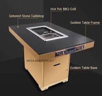 Restaurant Hot Pot Table For Sale – MEDA BBQ CONCEPT