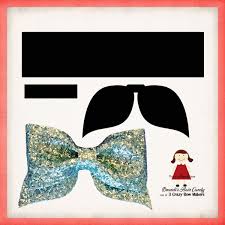 Sailor Style Faux Leather Bow Template Svg Dxf And Printable Etsy Bow Template Diy Hair Bows Leather Bows