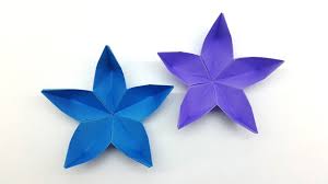 How To Make A Paper Flowers Origami Flower Easy Origami Flowers Paper Flowers Easy Paper Flowers