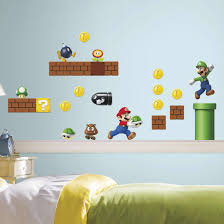 Nintendo 45 Piece Super Mario Wall Decal Super Mario Room Nintendo Room Mario Room