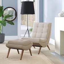 George Oliver Landes 2 Piece Swivel Lounge Chair And Ottoman Reviews Wayfair Lounge Chairs Living Room Furniture Chair And Ottoman