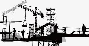 Black And White House Clipart Png Stroitelstvo Siluet Siluet Zdanie Siluet Png I Psd Fajl Dlya Besplatnoj Zagruzki Civil Engineering Design Building Silhouette Civil Engineering Construction