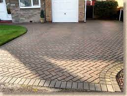 The end all of interlocking rectangular tiles the most out nine bricks line is the right angles. Setting Out Herringbone Paving Pavingexpert