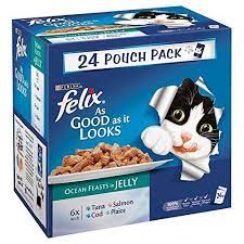 Felix Looks Ocean Feast Jelly Cat Food Canned Cat Food Cat Food Coupons