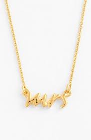 Kate Spade New York Say Yes Mrs Necklace Nordstrom Mrs Necklace Kate Spade Nordstrom Women