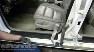 How To Remove The Front Seat B6 B7 Audi A4 2002 2008 Wolf Auto Parts Youtube