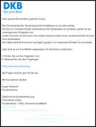 Einfaches banking, innovative app und persönliche beratung. Deutsche Kreditbank Dkb Diese Phishing Mails Sind Gerade Im Umlauf