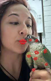 How to deal with mom's excessive kisses?