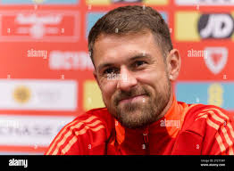 Wales captain aaron ramsey hi-res stock photography and images