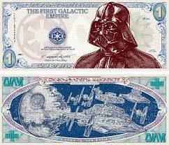 Fictional Currencies In The Star Wars Franchise A Standard Galactic Unit Called The Credit Is Used To Oil The Wh Star Wars Geek Star Wars Art Galactic Empire