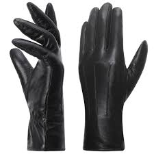 Harssidanzar Leather Gloves Women, Winter Warm Fleece Lining Touchscre –  harssidanzar