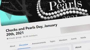 Pass me my pearls and my chuck taylors! Chucks And Pearls Women Show Support For Vice President Elect Harris Cbs8 Com