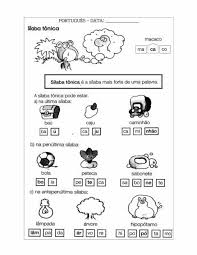 atividades sobre silaba tonica para imprimir para os alunos bela estilos silaba atividades sobre atividades