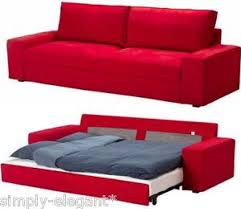 Colorful Red Sleeper Sofa In 2020 Queen Size Sofa Bed Leather Sofa Bed Sleeper Sofa Ikea