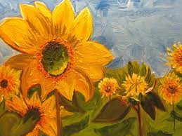 This is how to draw a flower,easy,with step by step instructions that allow you tolearn the more different styles of how. Sunflower Field Flowers Drawings Pictures Drawings Ideas For Kids Easy And Simple