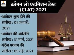 Download the detailed clat syllabus. Clat 2021 Application Process For Common Law Admission Test Will Start From Tomorrow Candidates Can Apply By 31 March Examination Will Be On 09 May Divya Bharat
