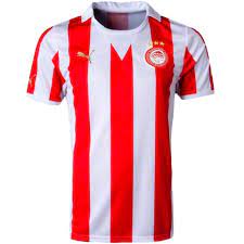 Olympiakos piräus logo rechts oben, simens mobile phones mitte, umbro piräus rechts unten, schriftzug olympiakos rückseite kragen. Olympiakos Piraus Fc Home Fussball Trikot 2011 12 Puma Sportingplus Passion For Sport