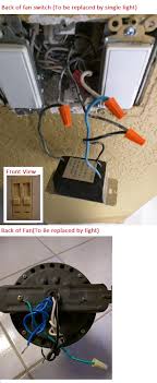 Follow these simple steps and get tips for installing your ceiling fan. Lighting Wiring Help Needed To Replace Ceiling Fan W Light To Light Only See Pictures Itectec