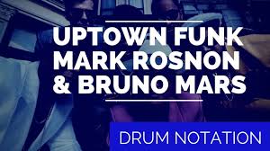Uptown Funk Drum Sheet Music Total Drummer Online Drum