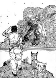 Another pointillism drawing · a manga drawing · drawing on cut out + keep these pictures of this page are about:anime ink drawings. Pin By Hakkadosh On Ink Line Art Ink Illustrations Art Inspiration Pen Illustration