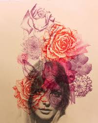 Rene Medrano Lithograph Inspiration Anthropologie Flowershop Illustration Art Illustration Art