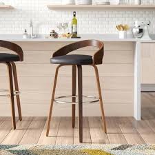 Corrigan Studio Maxime Swivel Bar Counter Stool Wayfair Counter Stools Swivel Counter Stools Swivel Stool