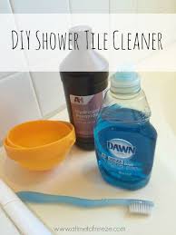 If you have more than 1/8 of an inch between your tiles, then you should use a sanded tile. Diy Shower Tile Cleaner Just 2 Ingredients A Time To Freeze Diy Tile Shower Shower Tile Cleaner Diy Shower