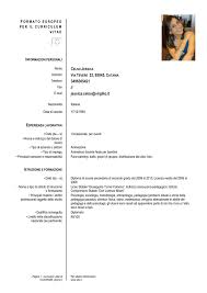 Sono molte le aziende e le istituzioni pubbliche che al classico cv preferiscono il curriculum in formato europeo (o europass). Formato Europeo Per Il Curriculum Vitae Informazioni Personali