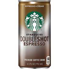 Starbucks Doubleshot Espresso Drink Ingredients Caffeine Flavours