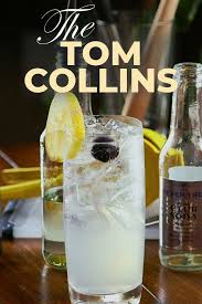 How To Make A Tom Collins Gin Drink Recipes Collins Drink Gin Drinks