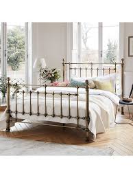 Antique brass bed decorating ideas. John Lewis Partners Banbury Bed Frame Super King Size Antique Brass Antique Banbury In 2020 White Bed Frame Brass Bedroom White Metal Bed