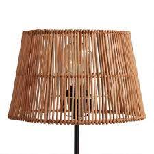 Classic woven rattan in a petite lamp. Natural Rattan Accent Lamp Shade World Market