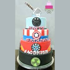 Captain marvel cake design : Superhero Birthday Cake An Awesome Tutorial Decorated Treats