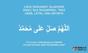 Check spelling or type a new query. Lirik Sholawat Allahuma Shali Ala Muhammad Teks Arab Latin Dan Artinya Penulis Cilik