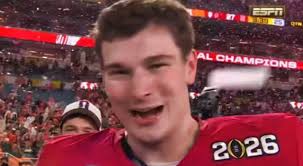 Fernando Mendoza Made The Raunchiest Comment On Live TV After Winning National Championship [VIDEO]