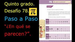 Libros de 5 grado contestados es uno de los libros de ccc revisados aquí. Quinto Grado Desafio 78 En Que Se Parecen Youtube