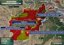 Amerikan ve afgan jeolojik araştırma dairelerinin ortak çabalarıyla hazırlanan harita afganistan'ın dağlık toprakları taranarak çıkarıldı. Military Situation In Afghanistan On December 12 2018 Map Update