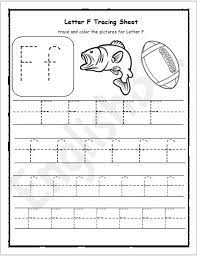 letter f tracing writing practice worksheet englishbix