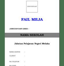 Memastikan fail yang mencapai had maksimum kandungan/ketebalan, ditutup dan dibuka fail jilid seterusnya; Fail Meja Pembantu Tadbir Perkeranian Operasi N19 Sekolah