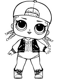 Queen bee lol doll printable coloring pages. Lol Dolls Coloring Pages Free Printable Coloring Pages For Kids