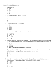 Honors physics wave notes 3. Final Exam Practice Wavelength Waves