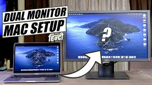 How To Setup Dual Monitor On Macbook Pro Macbook Air In Hindi Multiple Screen Setup With Mac Youtube