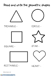 At esl kids world we offer high quality printable pdf worksheets for teaching young learners. Geometric Shapes Interactive Worksheet