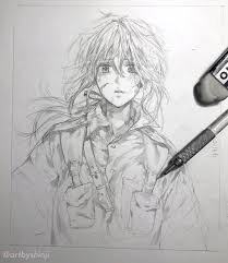 Pin By Kiril Katsarov On Anime Violet Evergarden Anime Anime Sketch Anime Drawings Sketches