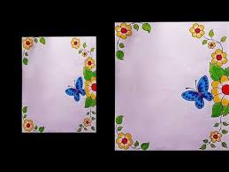 Very Easy Border Design For School Projects Very Simple Border Design Coverpage Design You Colorful Borders Design Simple Flower Design Front Page Design Hope you like these step by step mehndi design for beginners. very simple border design