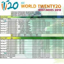 Check spelling or type a new query. T20 World Cup 2010 Schedule Kaleidoscope