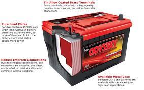 This Is What A High Performance Odyssey Battery Is Made Of These Are Usa Made Batteries Top Of The Line Car Battery Absorbent Battery